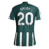 Dres Manchester United Diogo Dalot #20 Gostujuci 2023-24 Kratak Rukav